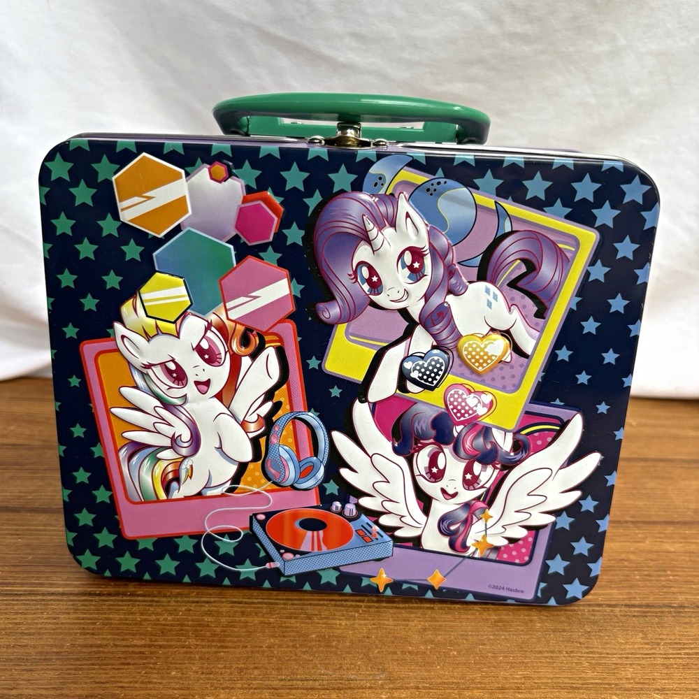 My Little Pony Twilight Sparkle, Rainbow Dash, & Rarity Empty Tin w/ Latch